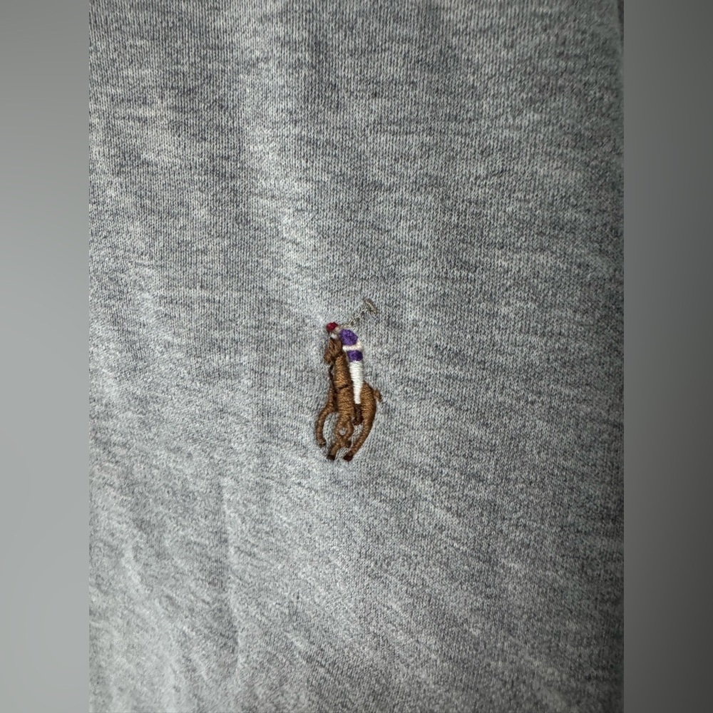 Polo Ralph Lauren Light Grey Pima Cotton Polo 2XB w/ Multicolor Pony Logo